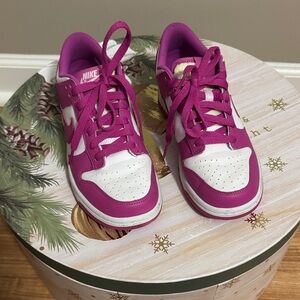 Nike Fuchsia and White Athletic Shoes